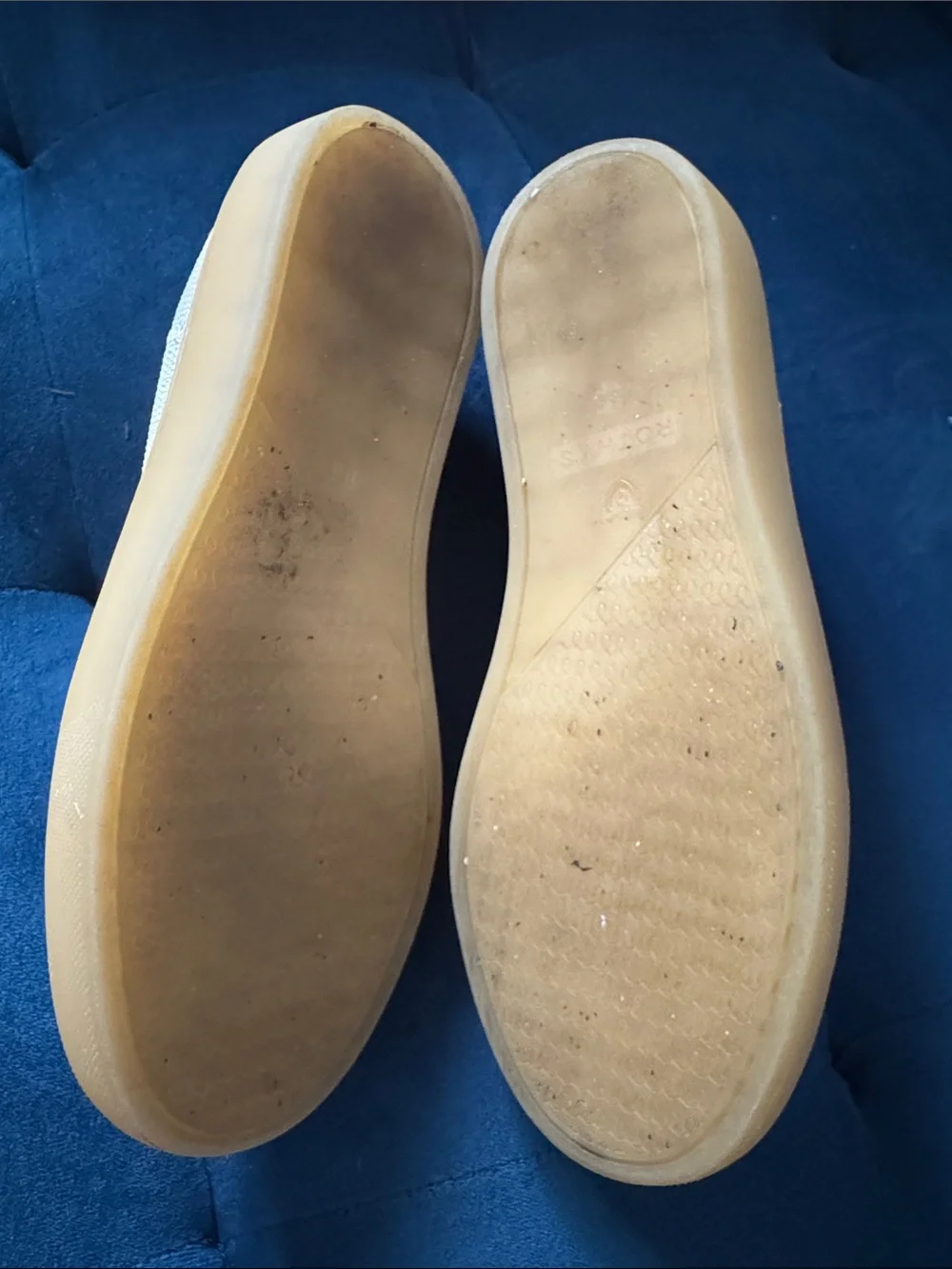 Rothy’s Slip-On Sneakers in Light Cream - 6.5